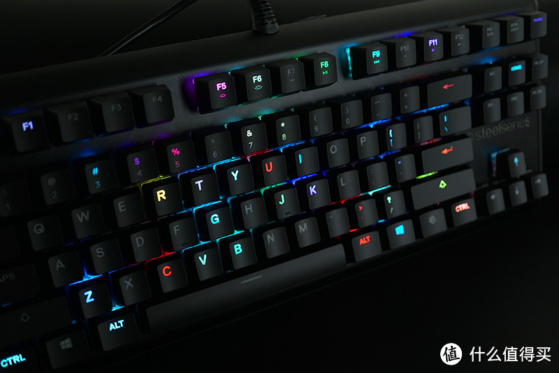 SteelSeries 赛睿 Apex M750 TKL RGB 背光机械键盘评测