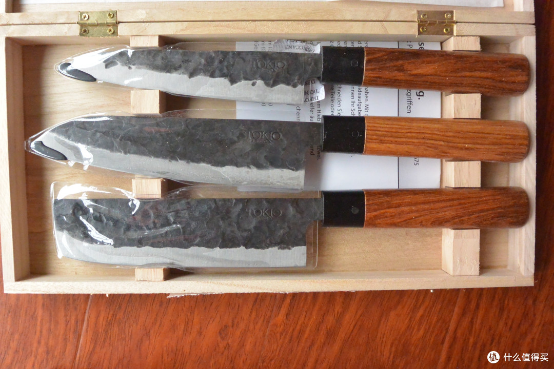 是小李飞刀的刀!tokio手工锻造刀四件套_刀具套装_什么值得买
