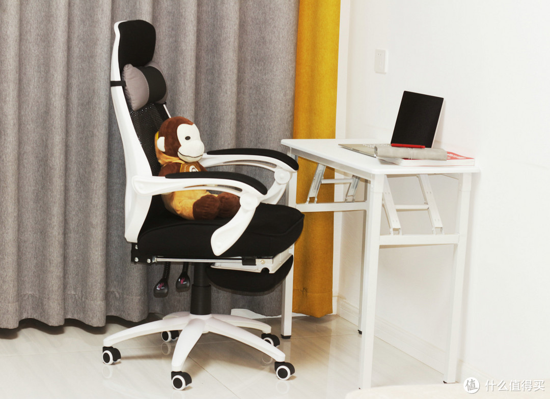 黑白调160°可躺电脑椅，让每天坐得更称心！