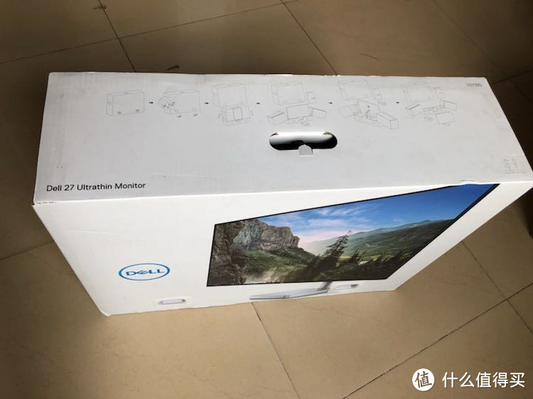 DELL 戴尔 S2718D 微边框纤薄2k显示器 开箱