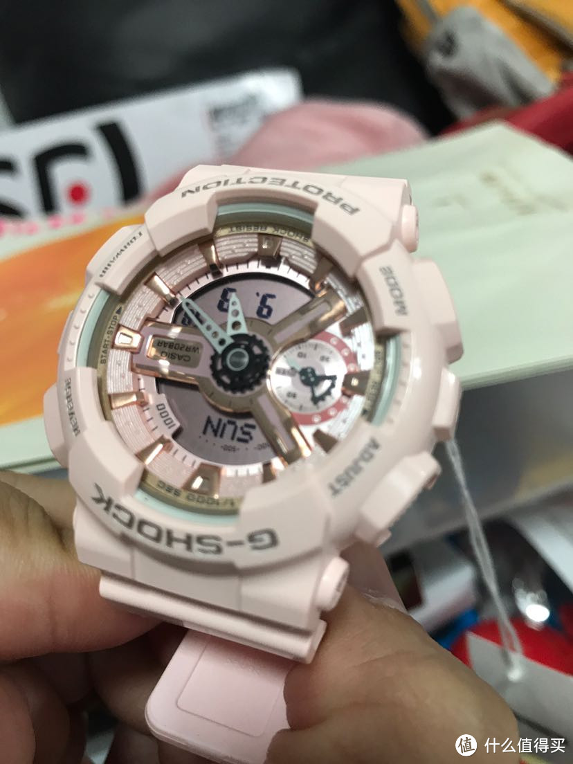 CASIO 卡西欧 G-Shock 粉色 女款电子表开箱