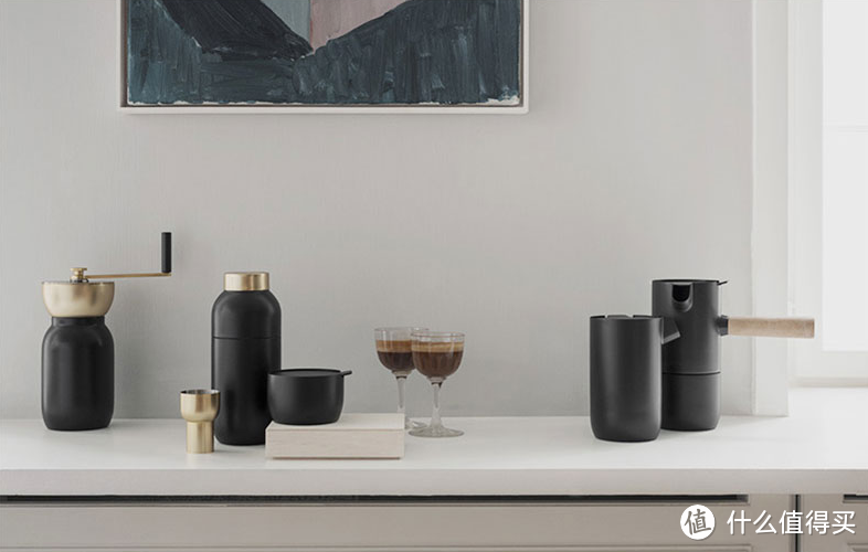 Stelton Collar极简设计摩卡咖啡壶