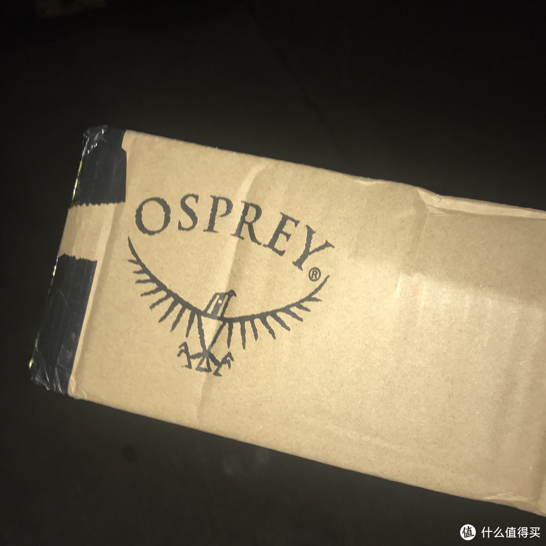 这货不是从亚马逊发出来的，用了有Osprey logo的纸箱，放在楼下便利店一眼就认出来了。