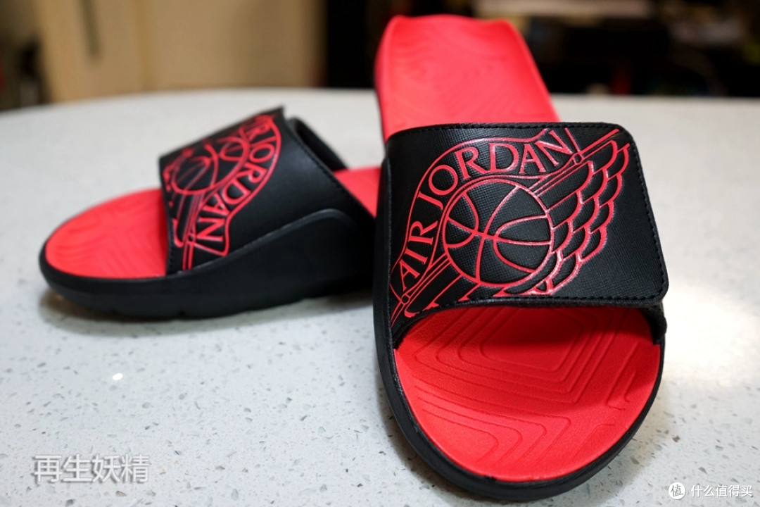 最便宜Jordan鞋？来两双穿穿，感觉还不错—Nike Jordan 男子拖鞋开箱