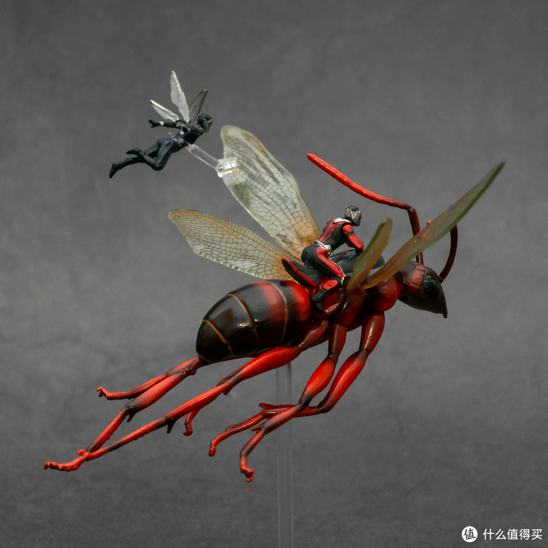 在天愿作比翼鸟,在地愿作……蚂蚁和黄蜂?Hot Toys 微型收藏品系列 骑飞蚁的蚁人与黄蜂女套装