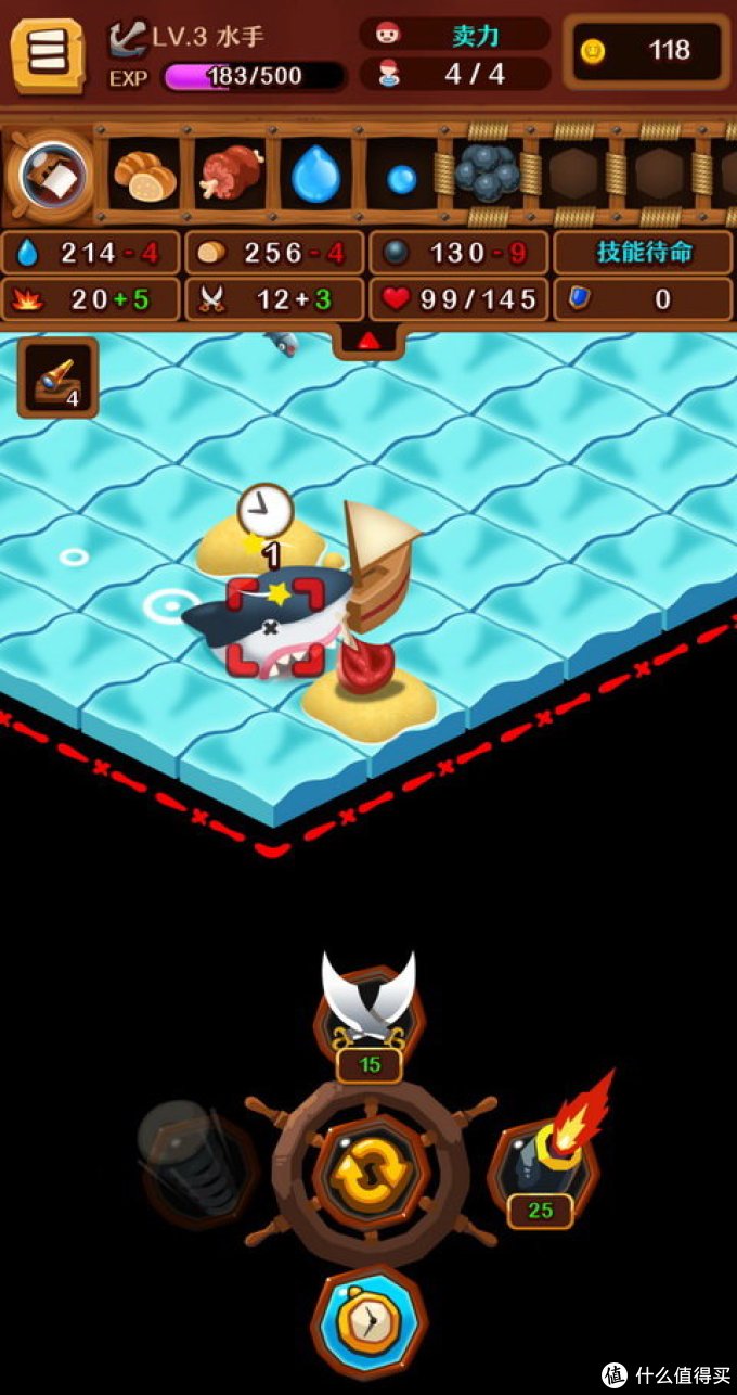 荐游：海洋探索Roguelike，翻格子翻出大鲨鱼？！《罗格船长》推荐