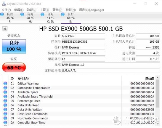 HP 惠普 EX900系列 500G评测：新装机一步到位更划算