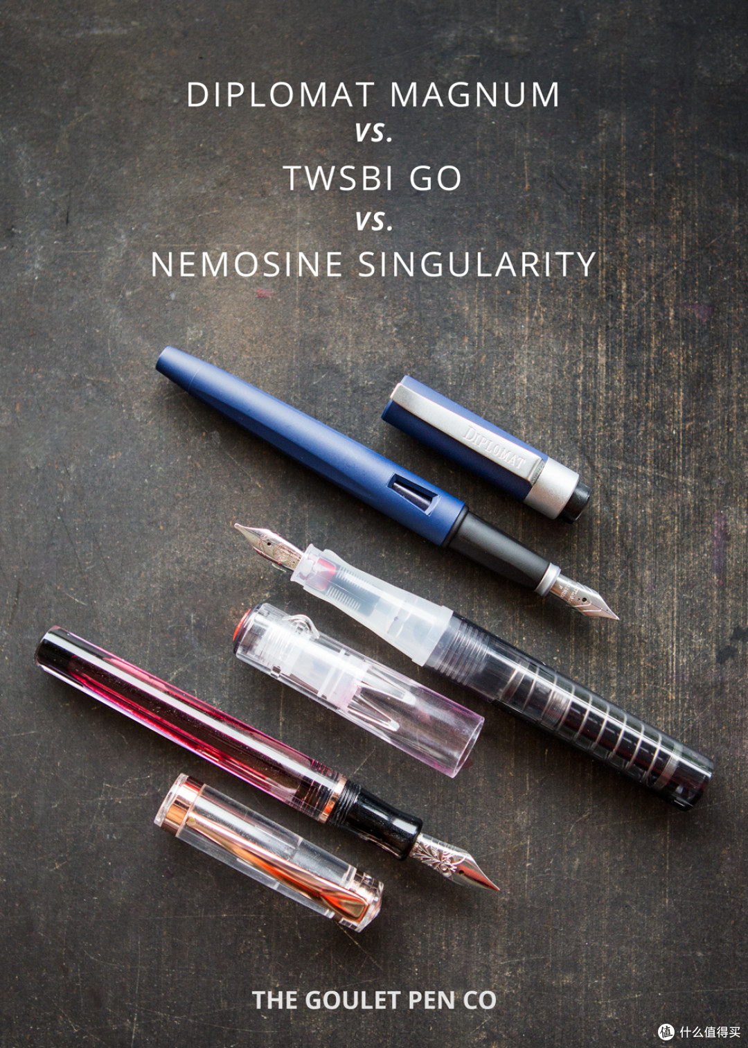 入门级钢笔三方大战：德国 Diplomat Magnum VS.中国台湾 TWSBI 三文堂 GO VS. 美国 Nemosine Singularity