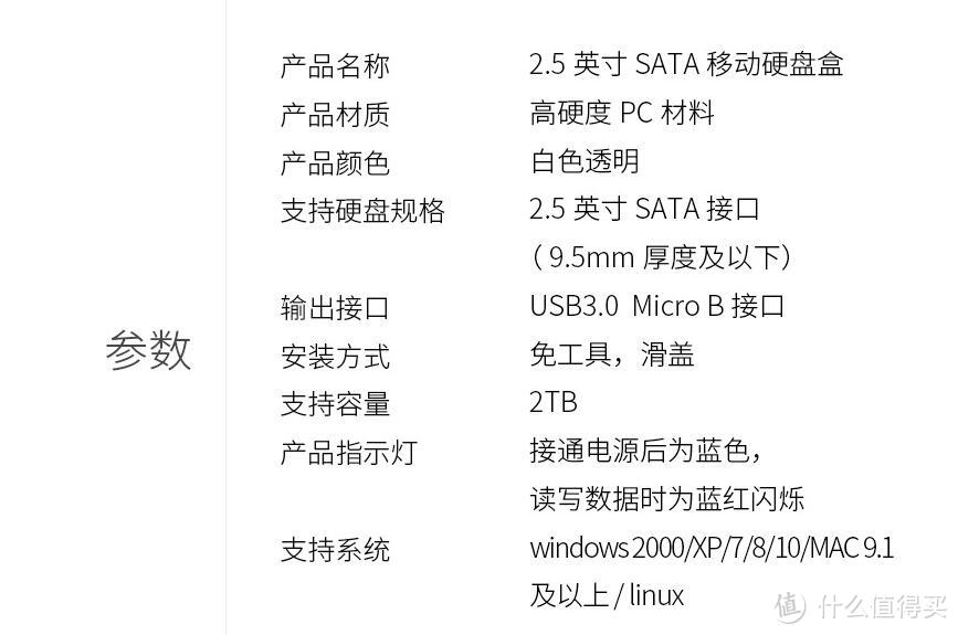 #全民分享季#奥睿科（orico） 2.5寸usb3.0透明硬盘盒开箱晒单