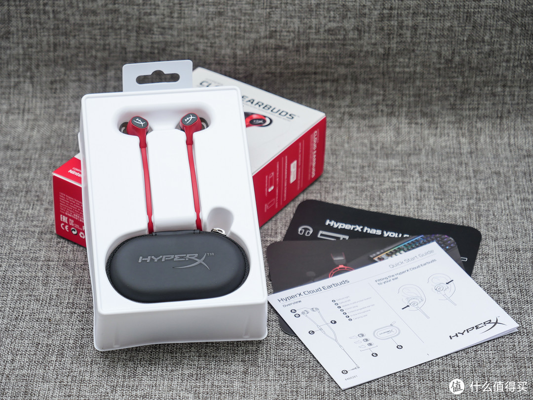 金士顿 HyperX 云雀 Cloud Earbuds 游戏入耳式耳机开箱简测