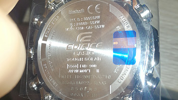 卡西欧EQB-900腕表外观展示(表带|按扣|吊牌)