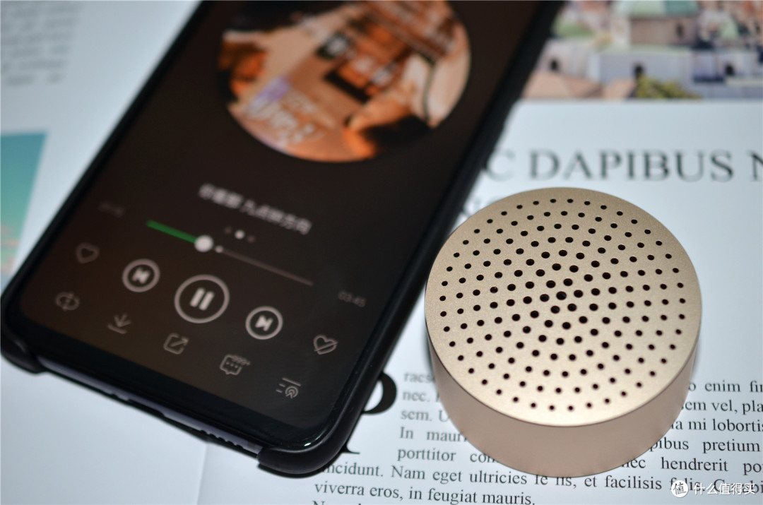 随身听个响?MI 小米 迷你蓝牙低音炮音箱简单体验