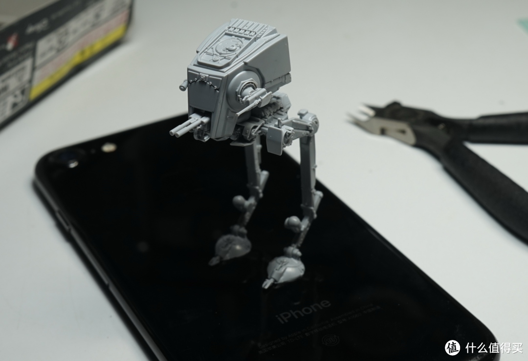 超迷你载具：BANDAI 万代 HGD-215632 AT-ST步行机 & 雪地飞行艇开箱