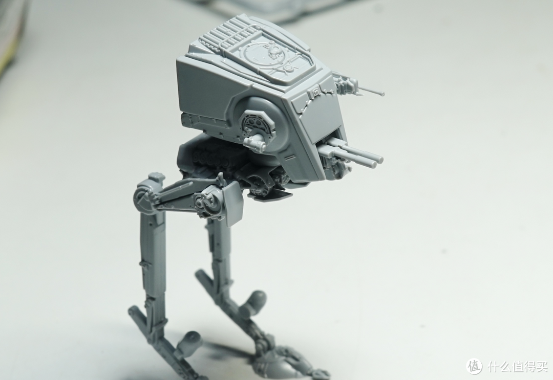 超迷你载具：BANDAI 万代 HGD-215632 AT-ST步行机 & 雪地飞行艇开箱