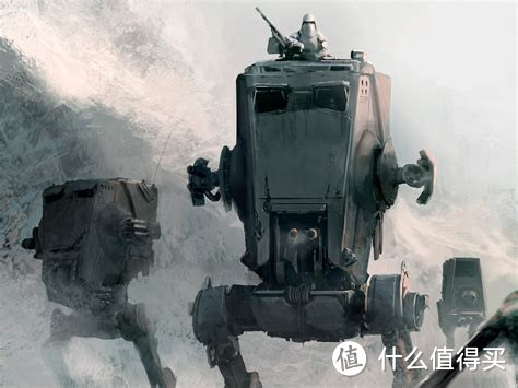 超迷你载具：BANDAI 万代 HGD-215632 AT-ST步行机 & 雪地飞行艇开箱