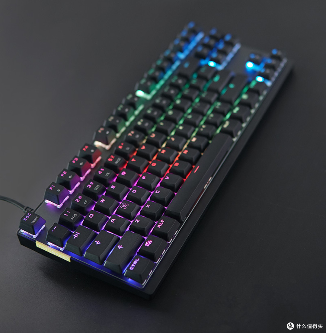 摩豹 MOTOSPEED K82 RGB背光机械键盘 拆解评测