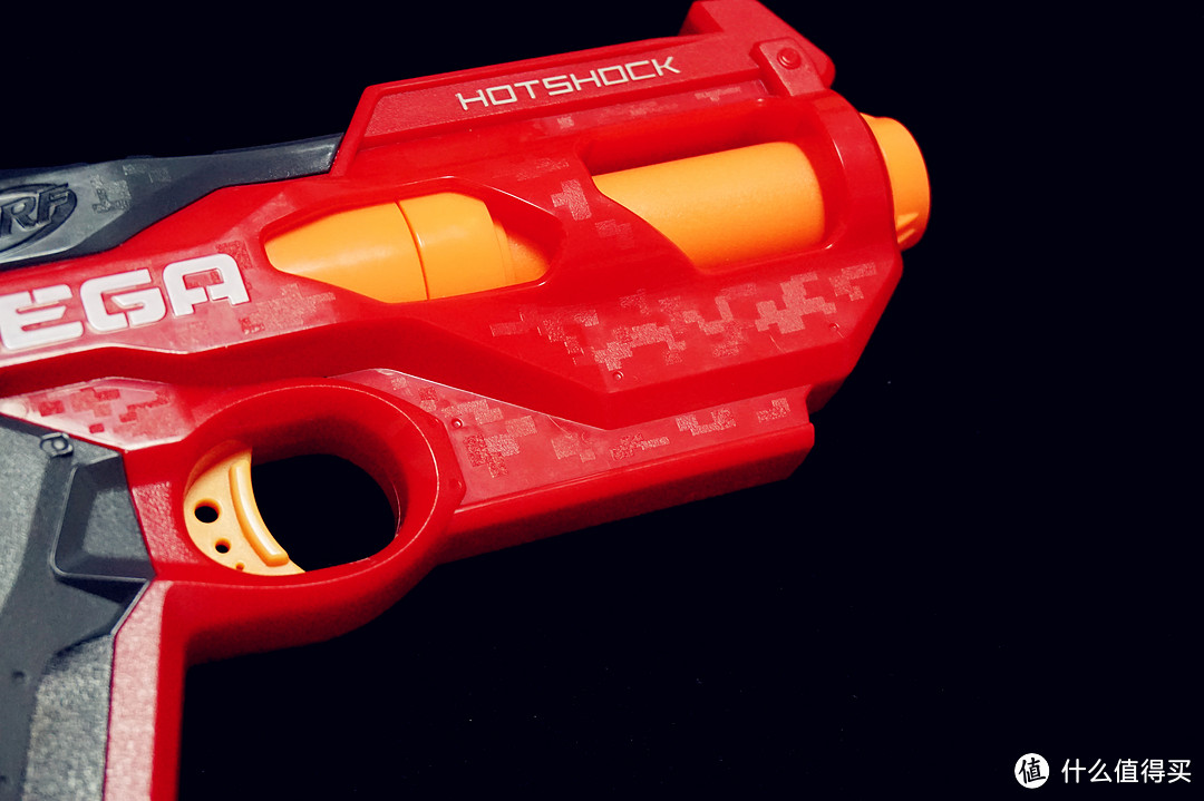 点射利器，短小精悍—NERF 孩之宝 MEGA HOTSHOCK软弹枪