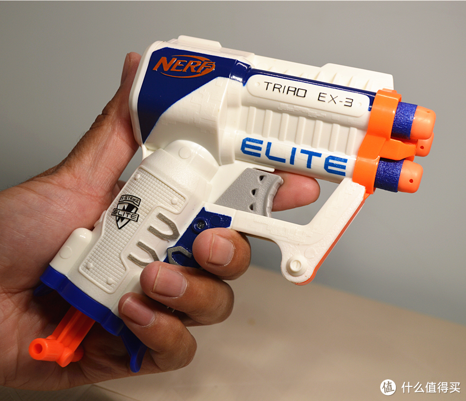 小孩子的第一支NERF？Hasbro 孩之宝 NERF A3845 热火精英系列凌鹰发射器晒单