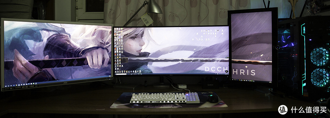 中间的是DELL 3818DW