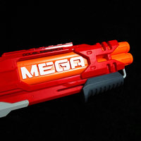 孩之宝NERF MEGA DOUBLEBREACH发射器使用总结(造型|准确度|力度)