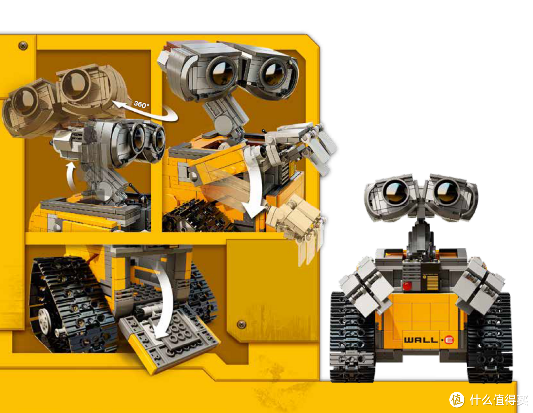 LEGO 乐高 拼拼乐 篇168：最佳理财套装 21303 瓦力 Wall-E，那年你买了吗？