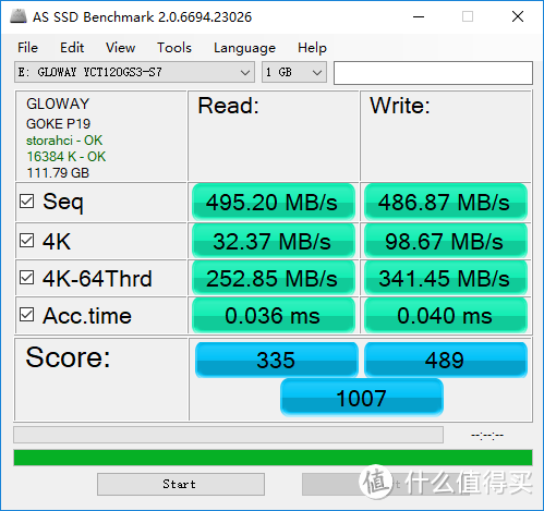 来谈谈爱国情怀—Gloway 光威 奕系列 固态硬盘 120GB 开箱简测