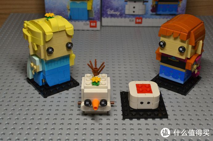 LEGO 乐高 冰雪奇缘方头仔 爱莎、安娜与雪宝