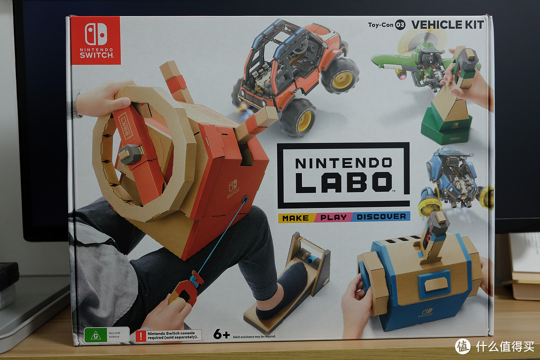 "硬盒"第三弹终于来啦！—Nintendo 任天堂 Labo 驾驶套装开箱