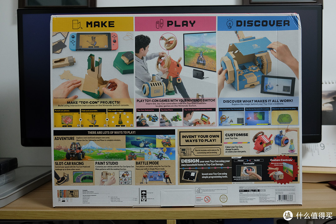 "硬盒"第三弹终于来啦！—Nintendo 任天堂 Labo 驾驶套装开箱