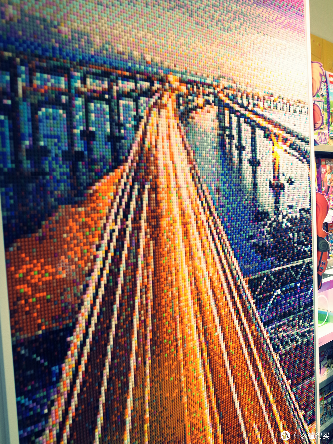 星海大桥像素画，真的不错。