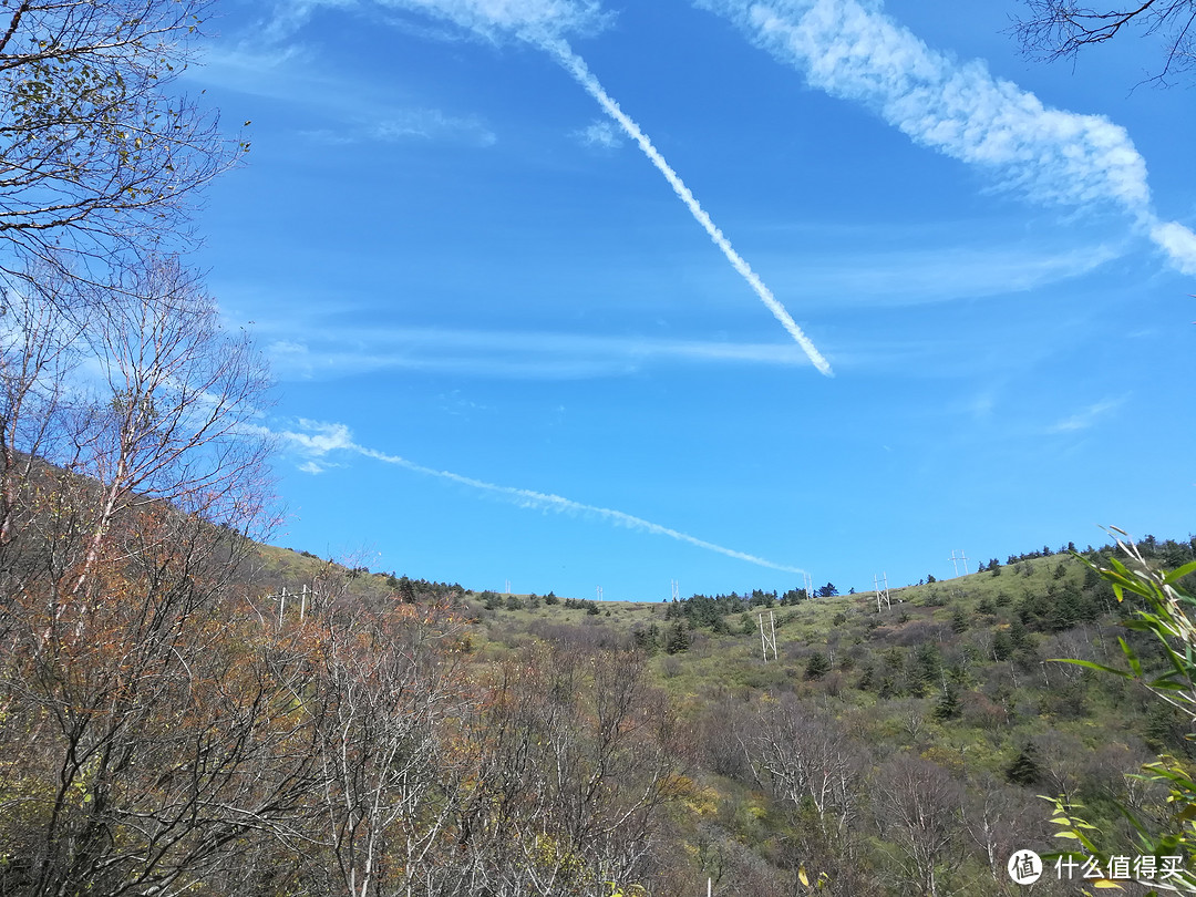 终于到开阔地了，天气很好。