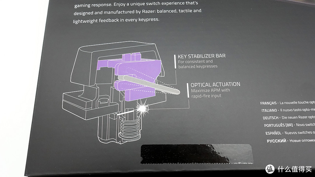 嘎嘣脆，鸡肉味的雷蛇紫轴！！——Razer雷蛇猎魂光蛛光轴电竞游戏机械键盘使用感受