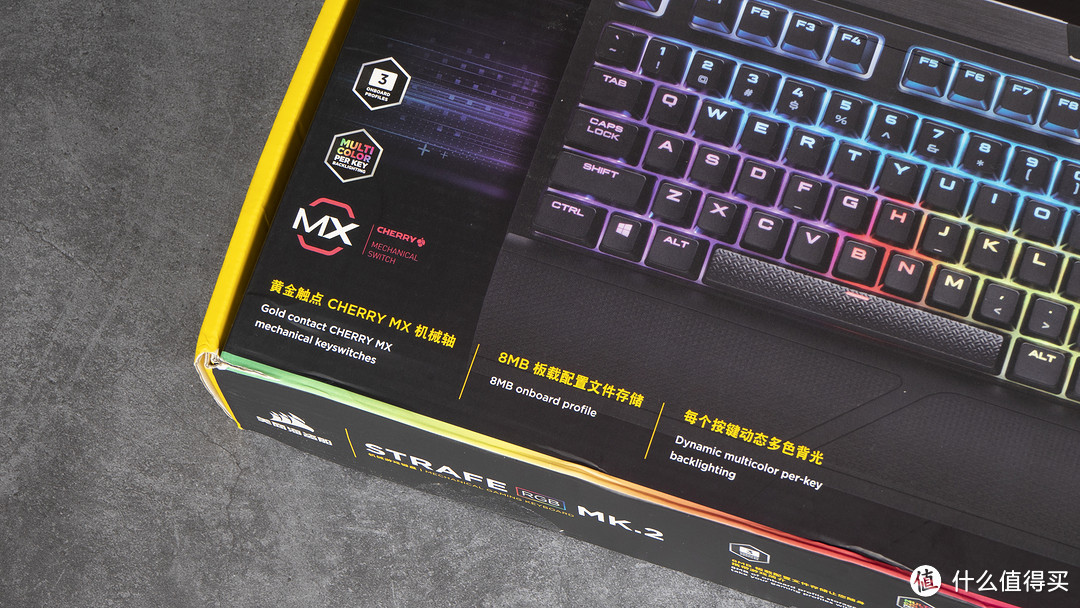 美商海盗船 STRAFE RGB MK.2 机械键盘 开箱分享