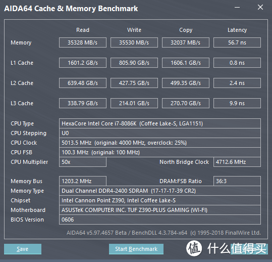 华硕 TUF Z390-PLUS GAMING (WIFI）开箱简测