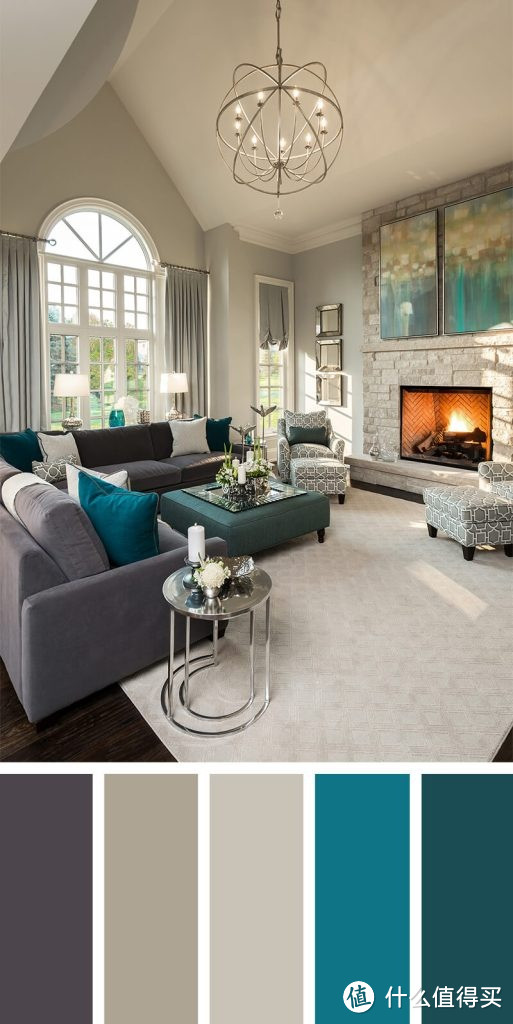让你倍儿有面子，11款惊艳的客厅配色方案给你灵感！