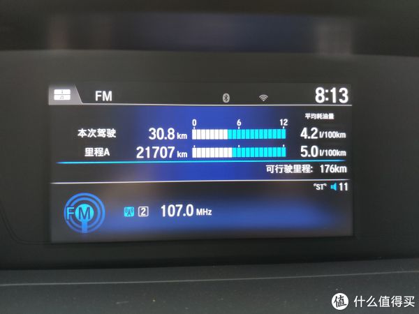 截止至今天的油耗~30公里是早上上班开的。