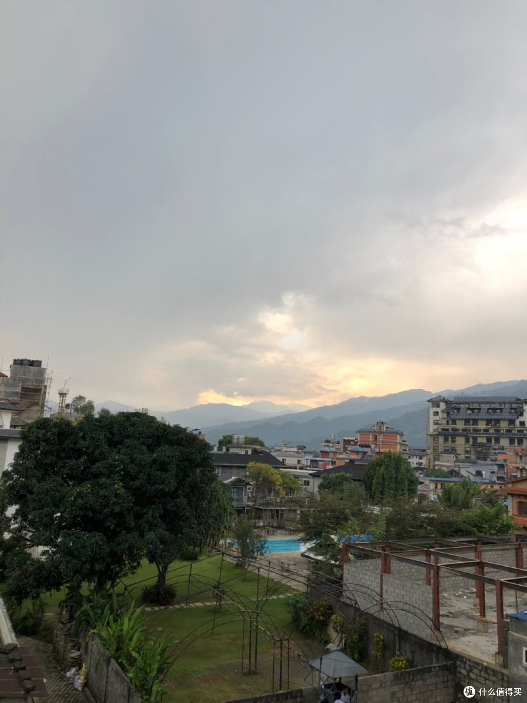 从阳台看出去