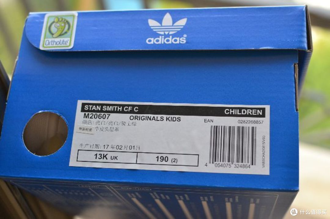 Adidas 阿迪达斯 Stan Smith 绿尾童鞋尺码分享及晒单