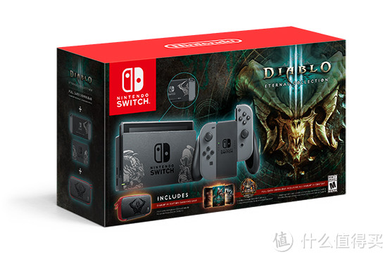Nintendo 任天堂 推出 《暗黑破坏神3：永恒收藏版》限定Switch游戏主机