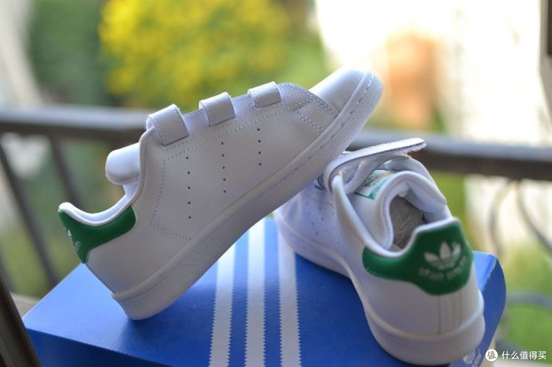 Adidas 阿迪达斯 Stan Smith 绿尾童鞋尺码分享及晒单