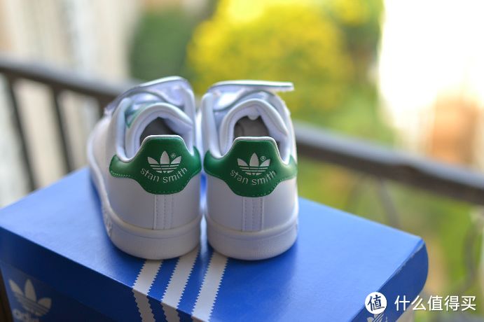 Adidas 阿迪达斯 Stan Smith 绿尾童鞋尺码分享及晒单