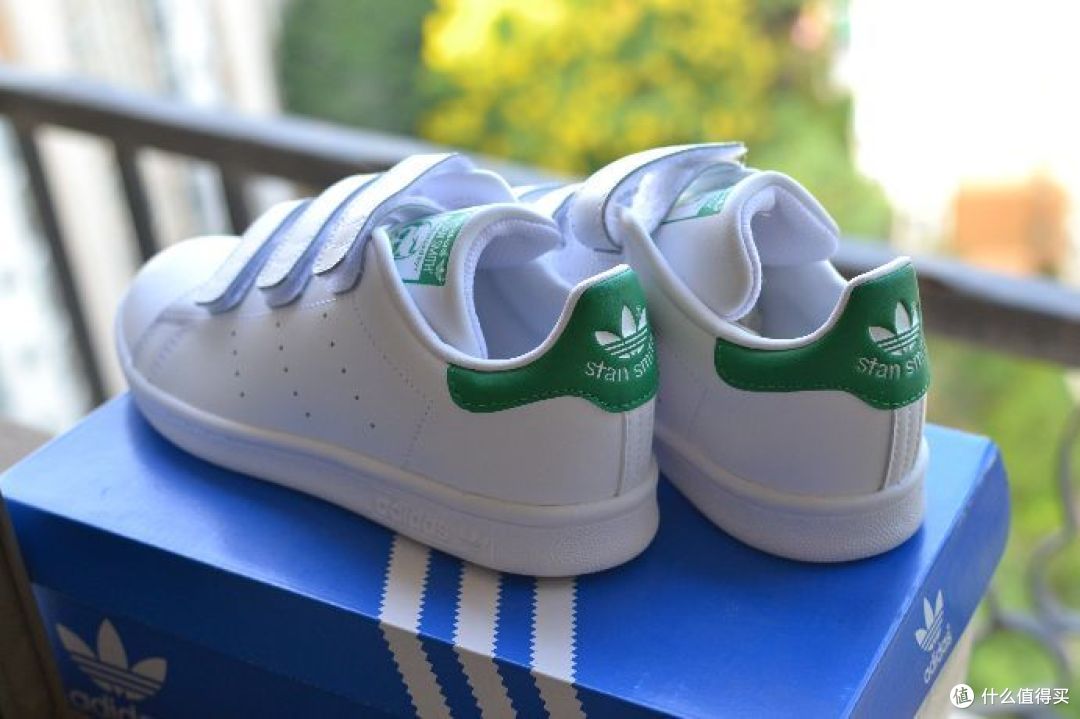 Adidas 阿迪达斯 Stan Smith 绿尾童鞋尺码分享及晒单