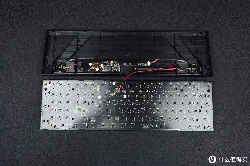 GANSS 高斯 GM108D 双模机械键盘拆解评测