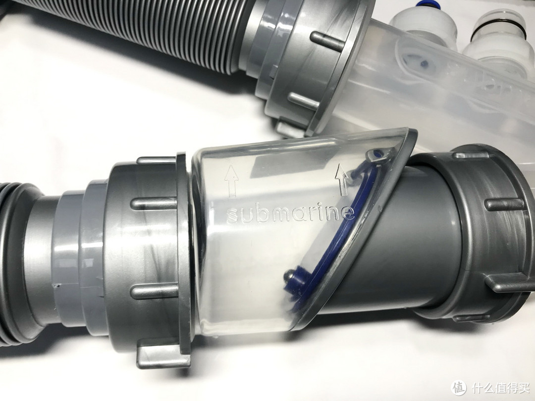 最终还是没逃脱换换换:Submarine 潜水艇 CSQ-2B 双槽垃圾处理器下水管