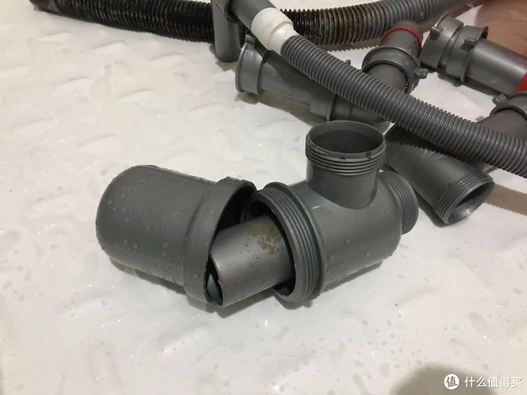 最终还是没逃脱换换换:Submarine 潜水艇 CSQ-2B 双槽垃圾处理器下水管