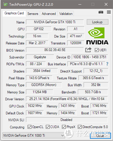 美亚1080Ti末班车，GIGABYTE 技嘉 大雕AORUS显卡入手历程