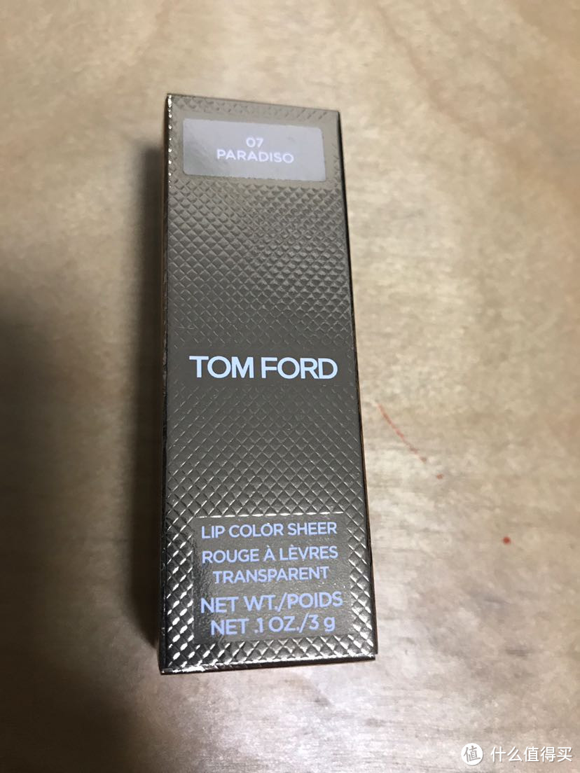 TOM FORD 白管07号口红开箱