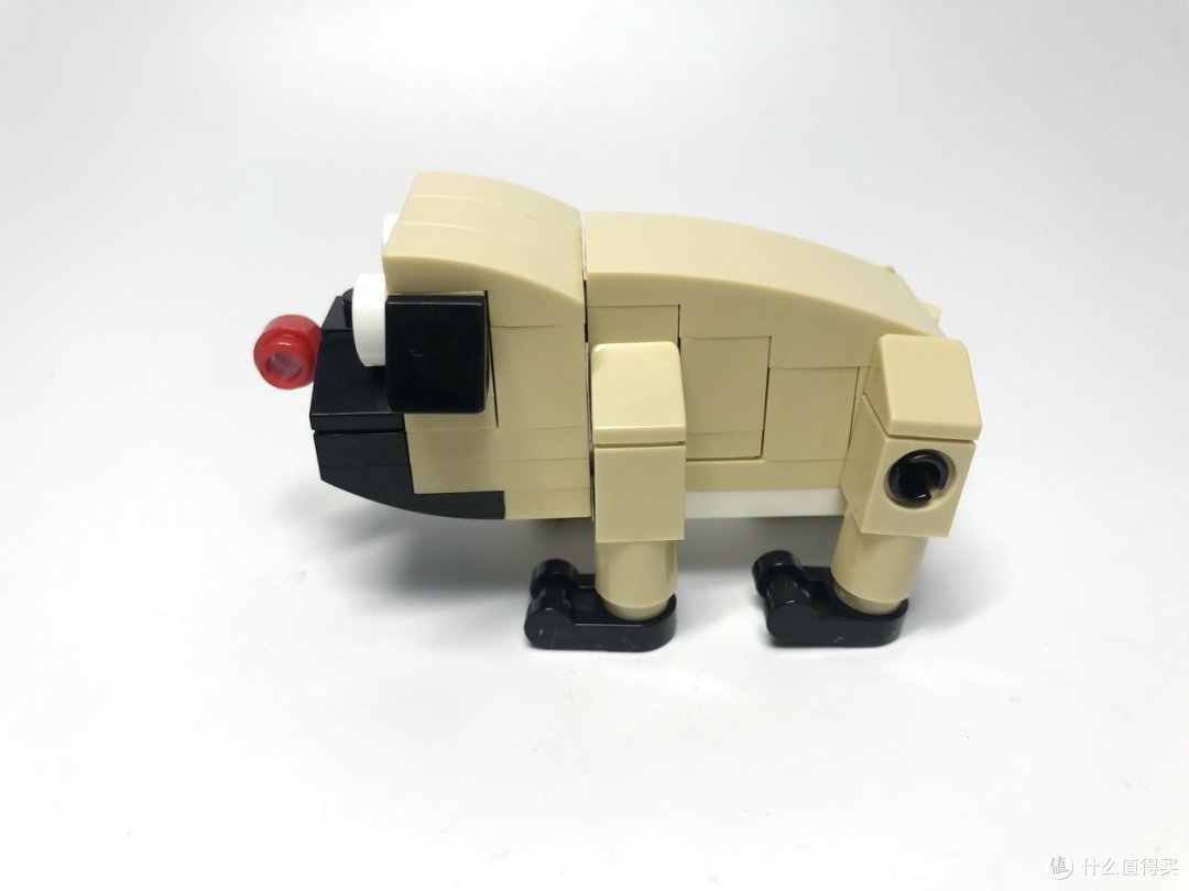 lego乐高拼拼乐篇173憨态可掬30542可爱的哈巴狗考拉