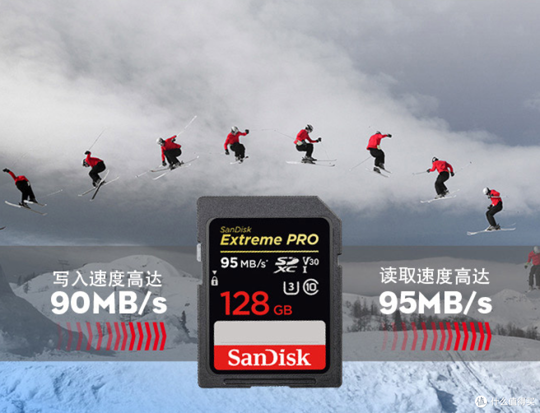 为7RM2配张好卡—SanDisk 闪迪 128GB SD存储卡 至尊超极速版 晒单简测