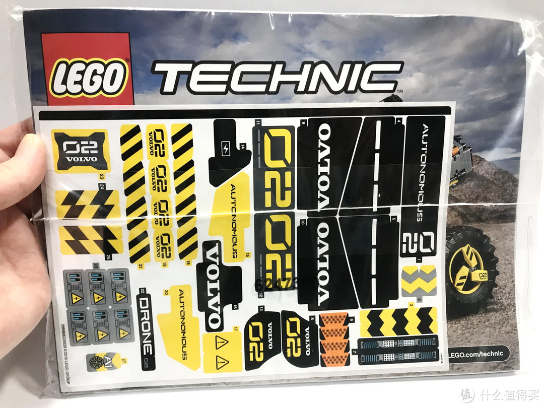 LEGO 乐高 拼拼乐 篇176:未来与现代的结合:42081 沃尔沃 ZEUX 概念式装载机